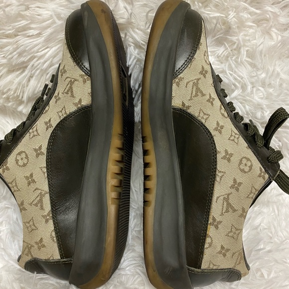 Louis Vuitton monogram Idylle canvas monogram sneakers - Picture 3 of 11